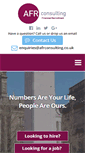 Mobile Screenshot of afrconsulting.co.uk